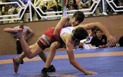 رقابت های کشتی فرنگی نونهالان قهرمانی کشور- خرم آباد